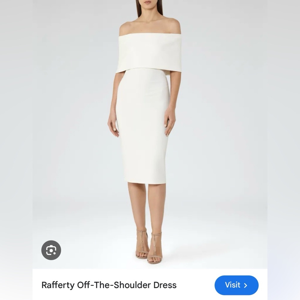 NWT Reiss Over The Shoulder Dress